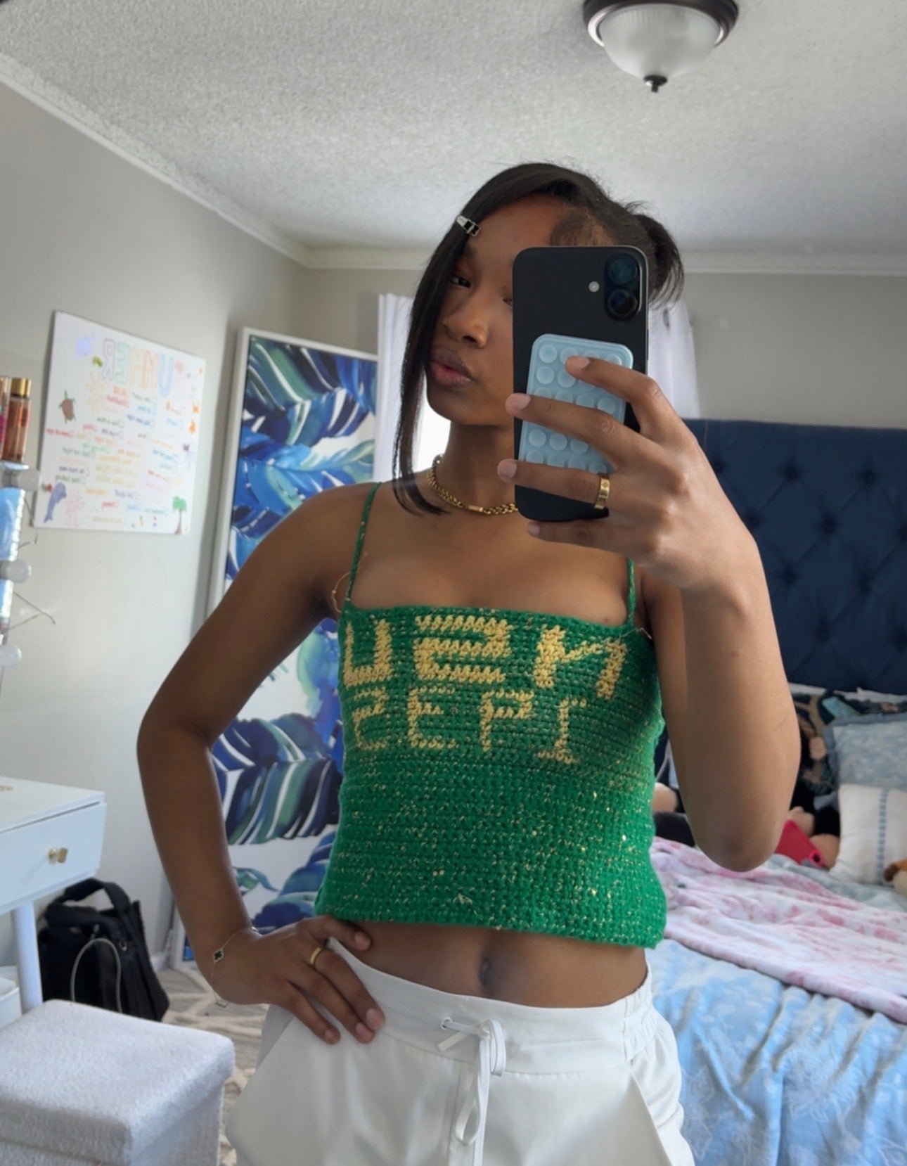 AMI custom college tank